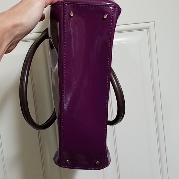 Beautiful Kate Spade purple patent leather purse. - Picture 7 of 7